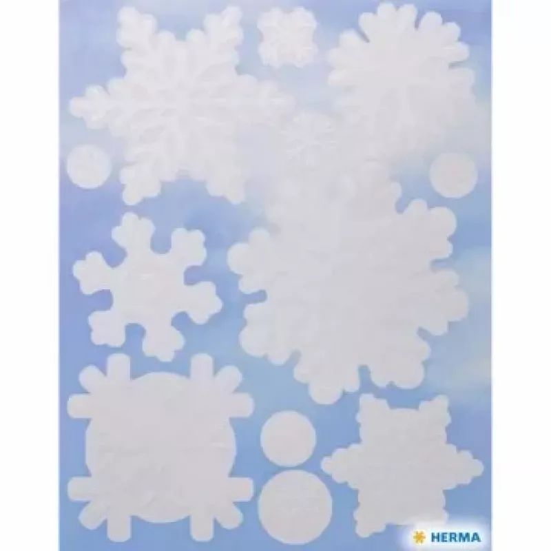 Window decoration Herma A4 Snowflake 15757 – A4 printable snowflake sheet for window displays