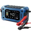 Smart 12V 15A Charger QOLTEC with Microprocessor and LCD — for AGM, GEL, SLA, EFB, LiFePO4 Batteries
