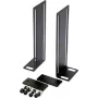 Rack bracket for amplifiers, Omnitronic 1U rear-mounted (model 30100935)