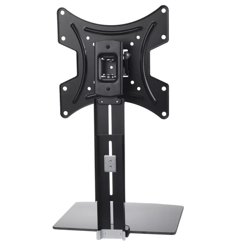 TV wall mount MACLEAN MC-451 with shelf and tilt adjustment, VESA 75x75–200x200 mm, up to 20 kg, for 15 inch–42 inch screens