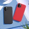 Silicone Case Devia Nature Series for iPhone 12 Pro Max — black, soft-touch protective cover