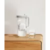 Water filter jug BRITA Glass+1 Maxtra Pro grey, 2.4 L total / 1.5 L filtered, Maxtra Pro PP filter