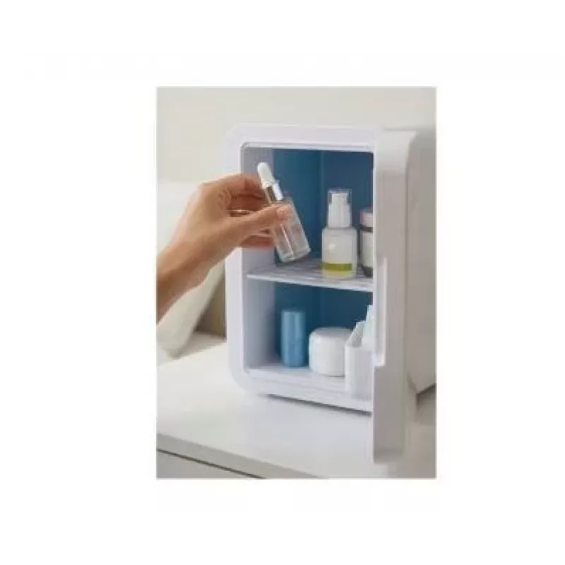 Mini fridge with LED makeup mirror Elle ESDAFX04WHEU 4 L white