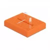 Breadboard DELOCK 18319, plastic prototype board, orange, 36×46×10 mm