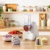 Electric vegetable shredder Tefal Fresh Express DN853BE0 — 150 W, 3 interchangeable nozzles, 1 speed, cream