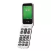 Feature phone Doro Leva E22 clamshell, 2.8 inch (7.11 cm) display, Single SIM, 0.3 MP camera, 1150 mAh, 127.8 g, Red/White