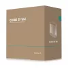 PC Midi Tower case DeepCool CG380 3F WH — White, 235×437×451 mm, supports 2.5 inch/3.5 inch, bottom PSU, 3x 120 mm fans installed