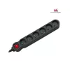 Power Extension Maclean MCE188 5m 6 AC Outlets Indoor Black