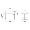 Electric desk MA-Leader 7.6 White