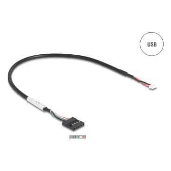 DeLOCK 90781 Serial Converter Repeater Isolator USB 2.0 RS-232 Black Green