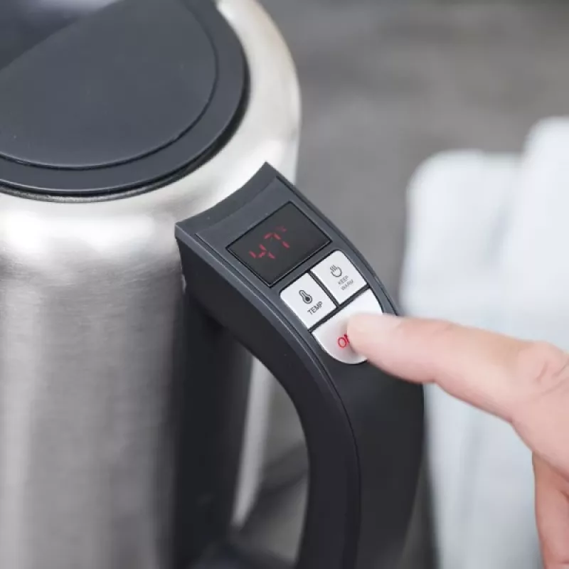 Electric kettle Gastroback 1 L 1000 W Black Stainless steel