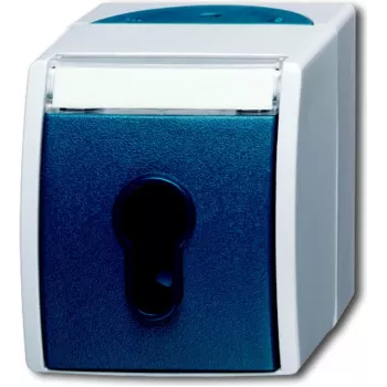 BUSCH JAEGER 2733 SLW-53 - Blue - Grey - IP 44 - 250 V - 74 mm - 55 mm - 83 mm