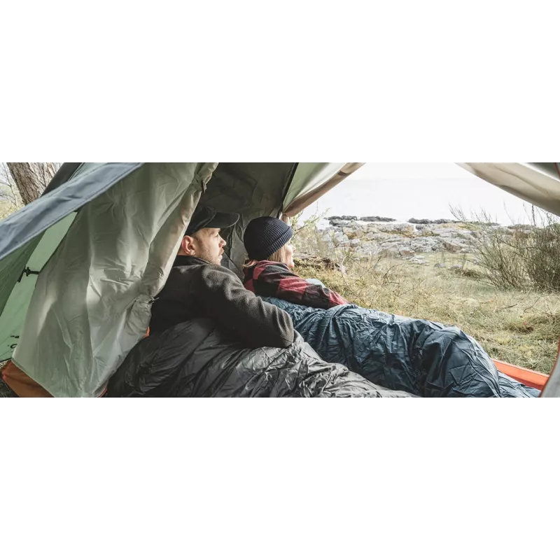 Dome/Igloo tent Easy Camp Rondane 3 — 3-person, polyester flysheet, aluminium poles, dark green
