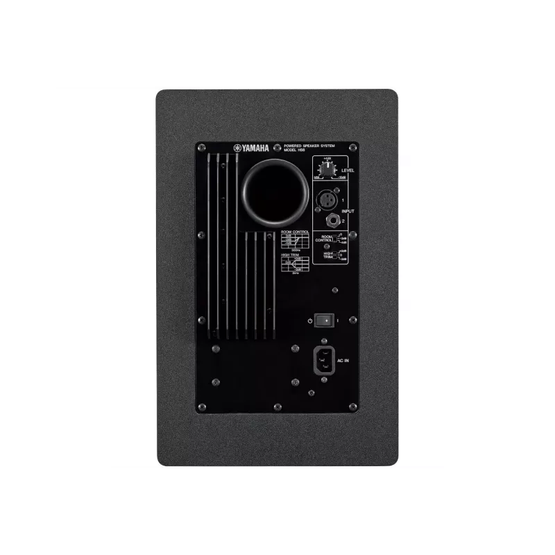 2-way studio monitor speaker YAMAHA HS8, 120 W RMS, 8 inch woofer, 1 inch tweeter, 38–30000 Hz, XLR input, black