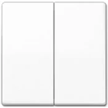 Flush-mount Wall Switch Cover Plate JUNG AS 591-5 WW, white, IP44 splash protection