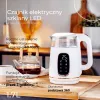 Electric kettle Adler AD 1305WG — 1.7 L, 2200 W, glass/plastic, white/gold/transparent