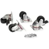 Caster Wheels ROLINE 26.21.0079 load capacity 250 kg set for equipment mobility
