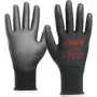 Workshop gloves cimco 141210, protective handwear, black, size XL