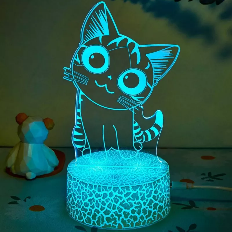 Table/Decorative LED lamp MANTA SNL119RGB RGB 3D animal-shaped light for interior decoration