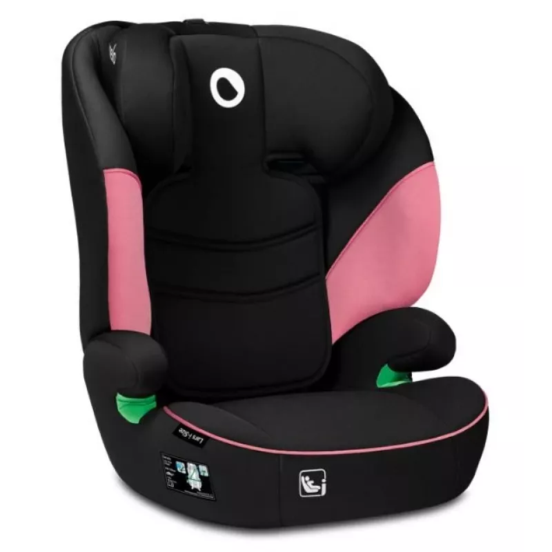 Car seat Lionelo Lars I-Size — Group 2/3 for 100–150 cm, 15–36 kg, Pink