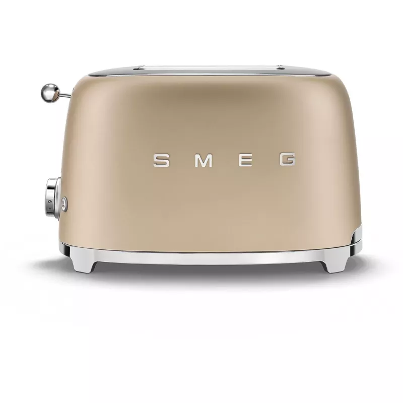 Toaster Smeg 50's Style TSF01CHMEU 2 slices Gold 950W