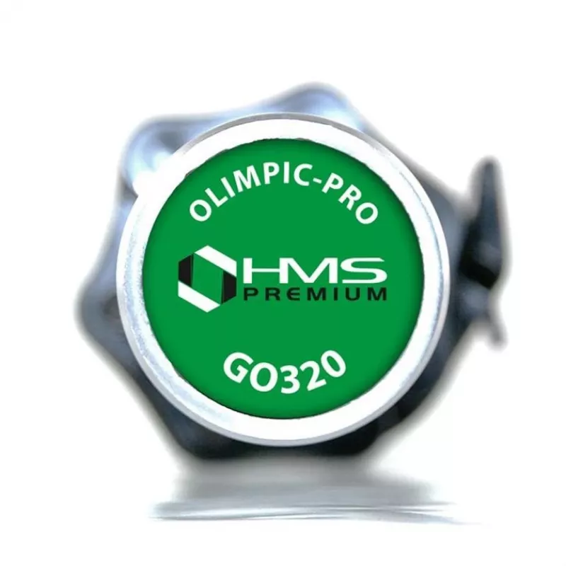 GO320 + ZG1000 Black Olympic Bar 14.8KG 1830MM Hms With Jaw Black Lock Clamps