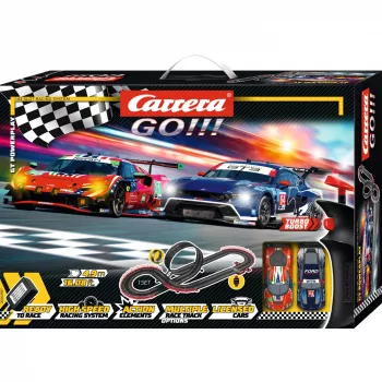 Slot car racetrack CARRERA GO!!! GT Powerplay – Carrera GO!!! GT Powerplay set