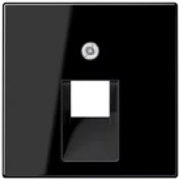 Jung Cover Plate black for IAE/UAE Socket A 569-1 PLUA SW (A569-1PLUASW)