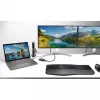 Kensington ProFit Ergo Wireless Keyboard FR, Full-size (100%), Wired & Wireless, RF Wireless + USB, AZERTY, Black