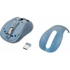 Wireless mouse YENKEE YMS2010BE dual-mode ergonomic, 2.4 GHz USB receiver + Bluetooth 5.1, 4-level DPI 1000–3200, 6 buttons