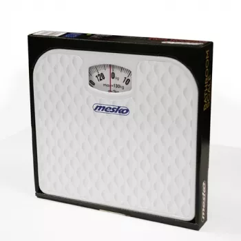 Scale Mesko MS 8160 Mechanical Maximum weight 130 kg Accuracy 1000 g White