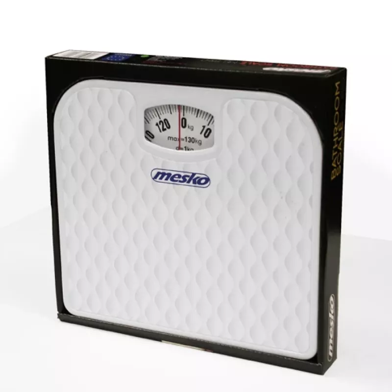 Scale Mesko MS 8160 Mechanical Maximum weight 130 kg Accuracy 1000 g White