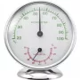 Hygrometer Renkforce 6510 Alu — aluminum thermo-hygrometer for temperature and humidity measurement