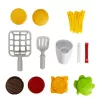 Play Burger Shop set KLEIN 7336 — compact design, easy-to-clean children's role-play toy