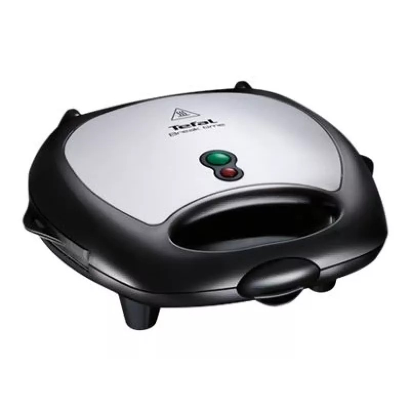 Sandwich maker Tefal Break Time SW6148 — 2-sandwich, removable non-stick plates, cord storage, black/grey