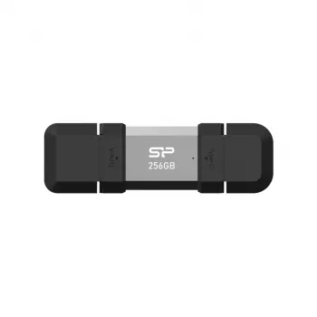 USB flash drive Silicon Power 256 GB USB Type-A / USB Type-C, USB 3.2 Gen 1, aluminium‑rubber cap