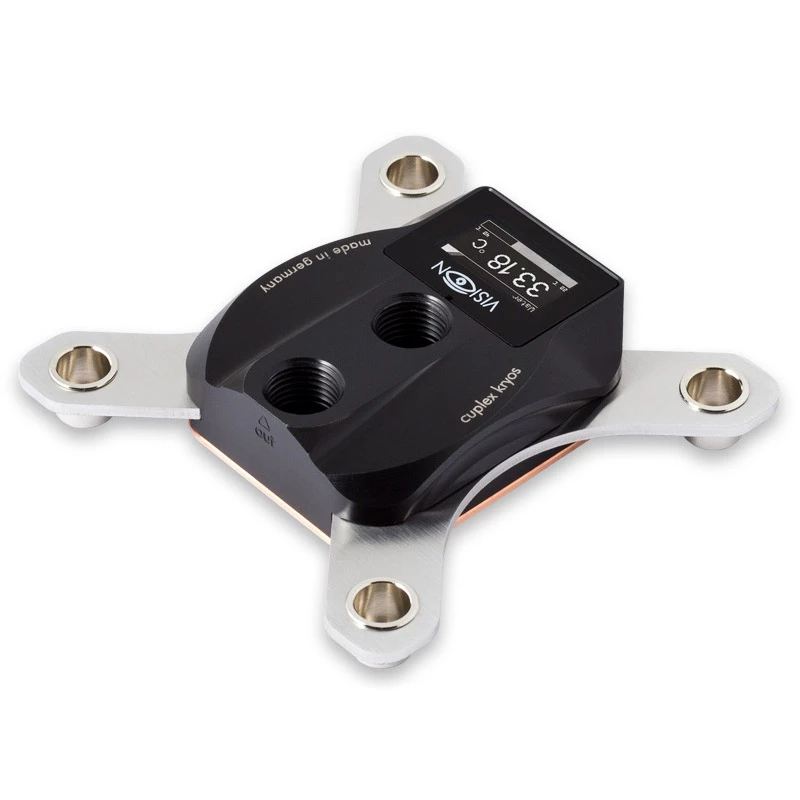 Water block Aqua-Computer cuplex kryos NEXT with VISION for LGA 1700 — Acetal/Copper