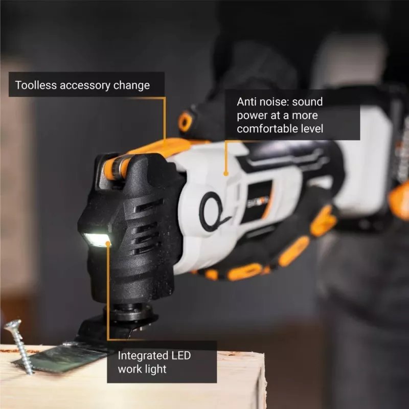 Batavia B.V. | 18V Cordless Anti-Vibration Multitool - Without Battery and Charger