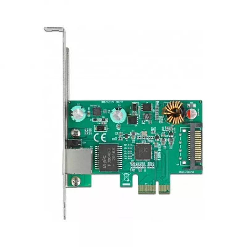 PCI Express x1 Card DeLOCK RTL8125 2.5 Gigabit LAN PoE+