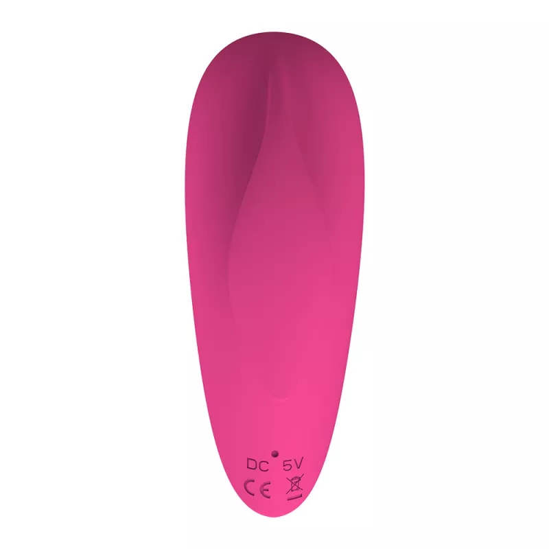 Clitoral Massager Erolab Dolphin VVS01r Rose Pink — compact personal stimulator, USB rechargeable