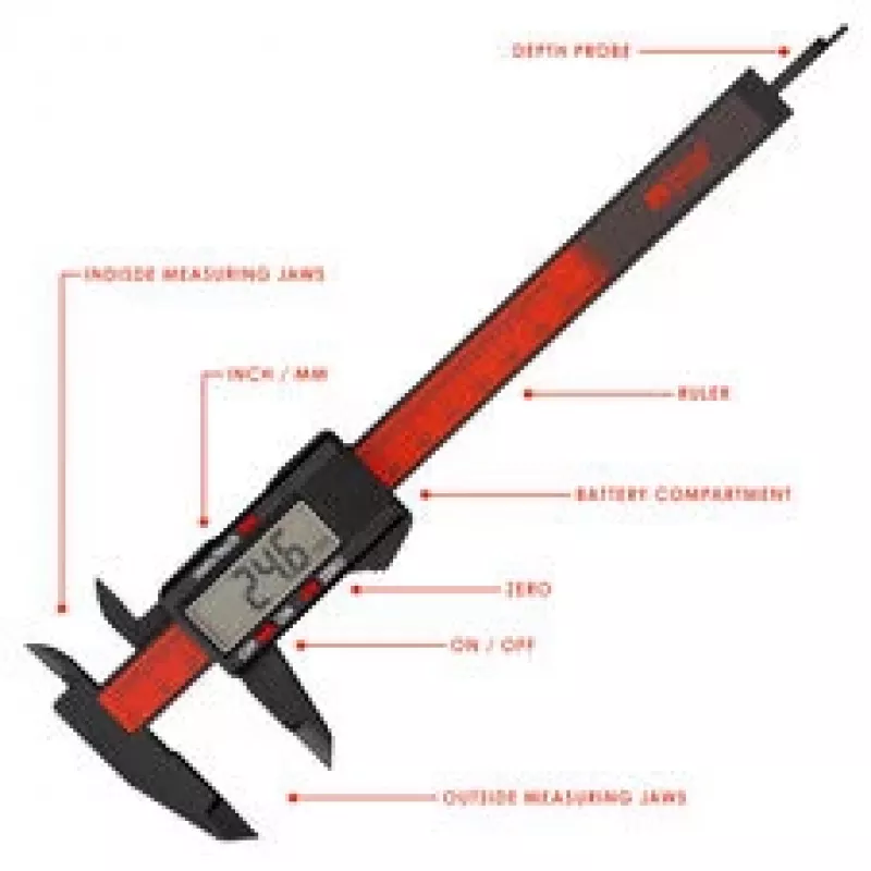 Thermal Grizzly TG Caliper – digital caliper, 150 mm (TG-CAL-150)