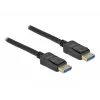Delock - DisplayPort-Cable - DisplayPort (M) to DisplayPort (M) - DisplayPort 2,0 - 1,0m - Supports 10K 60 Hz (10,240 x 4320) - Black (80261)