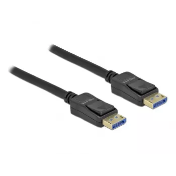 Delock - DisplayPort-Cable - DisplayPort (M) to DisplayPort (M) - DisplayPort 2,0 - 1,0m - Supports 10K 60 Hz (10,240 x 4320) - Black (80261)