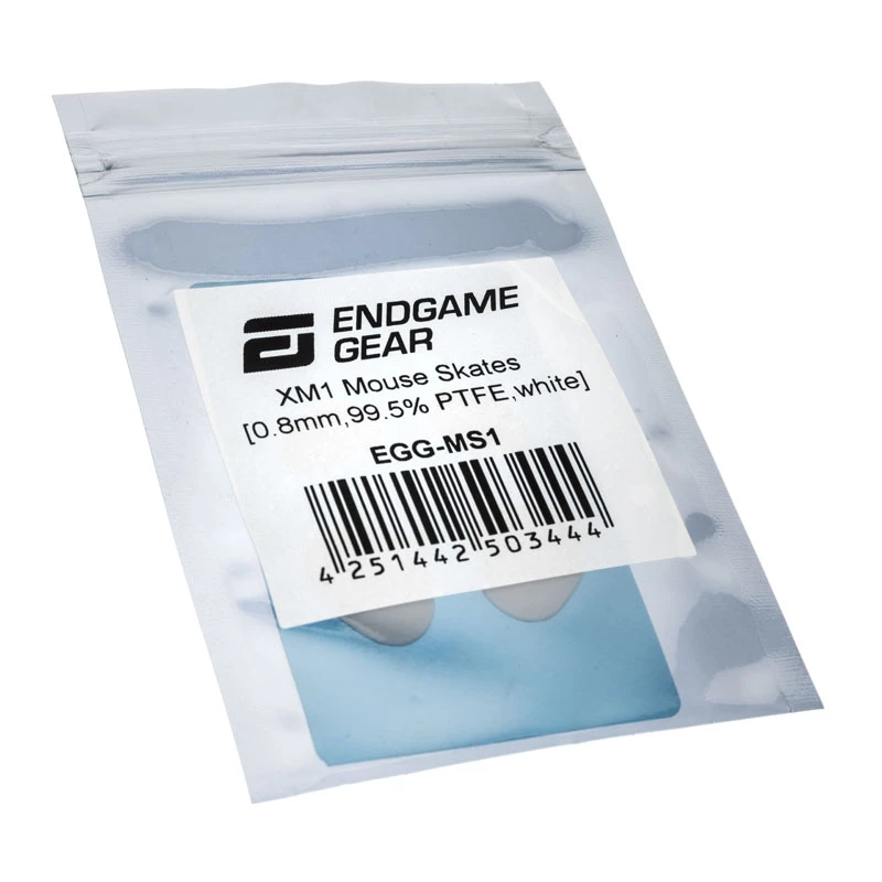 Mouse skates Endgame Gear XM1, 99.5% PTFE, white — single set