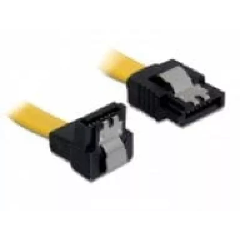 SATA Cable Male/Male DeLOCK 0.2m Yellow