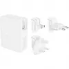 Wall charger 140W 4-ports (3xC 1xA) UK, EU, US Plugs white