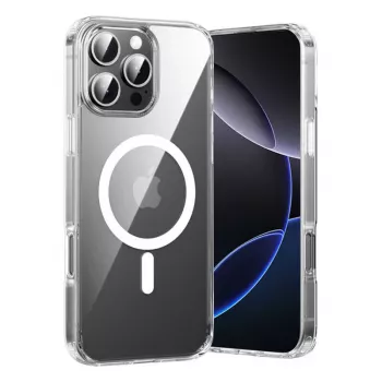 Protective case Vention KUGT0-40 for iPhone 16 Pro Max — transparent, MagSafe compatible