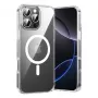 Protective case Vention KUGT0-40 for iPhone 16 Pro Max — transparent, MagSafe compatible