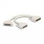 DeLOCK 67172 serial cable Beige 0.3 m DB-HD 44 2 x DB-HD 44