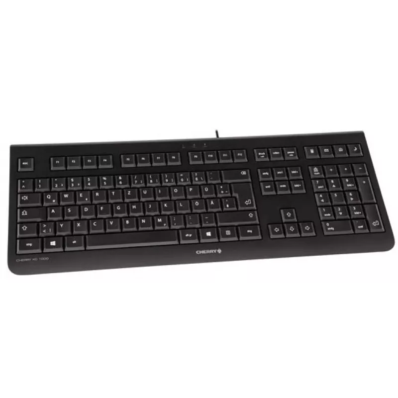 CHERRY KC 1000 keyboard Home USB Swiss Black